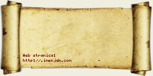 Rade Stanimirović vizit kartica